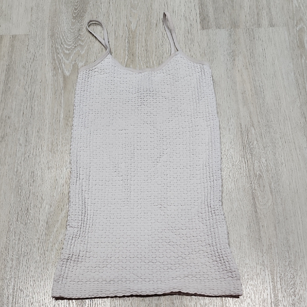 Connection 18 Light Cream Textured Spaghetti-Strap Camisole